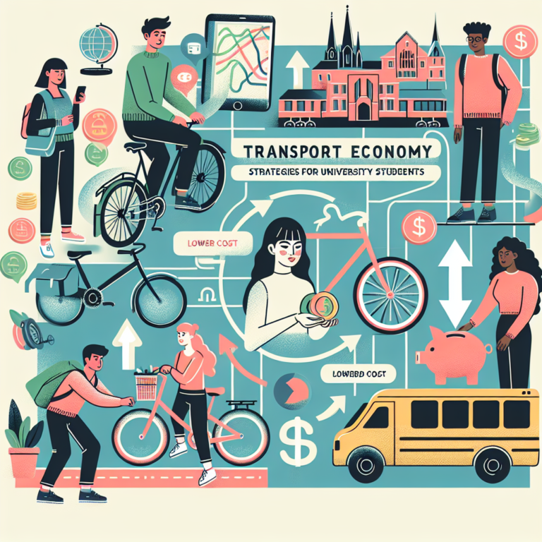 Estratégias de economia de transporte para estudantes universitários
