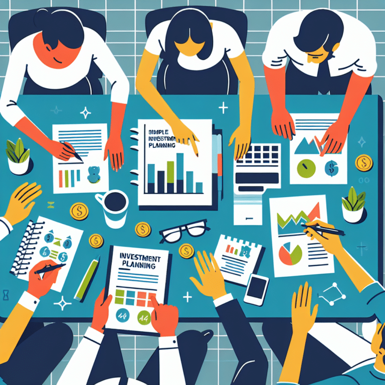 planejamento de investimento simples para jovens adultos